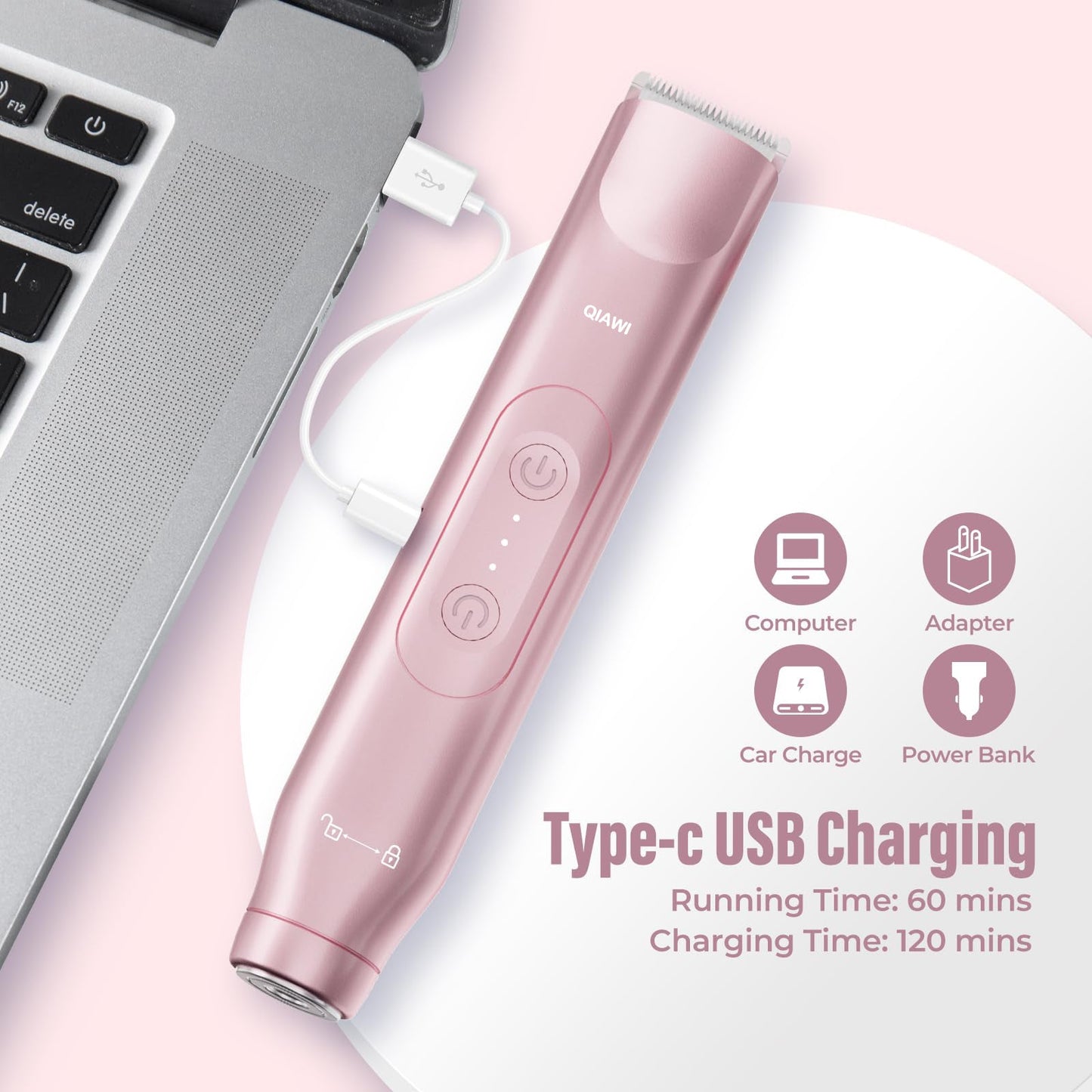 Last 3 Hours: 2nd Only $9.99! 2-in-1 Women’s Electric Shaver – Dual Head Precision Trimmer