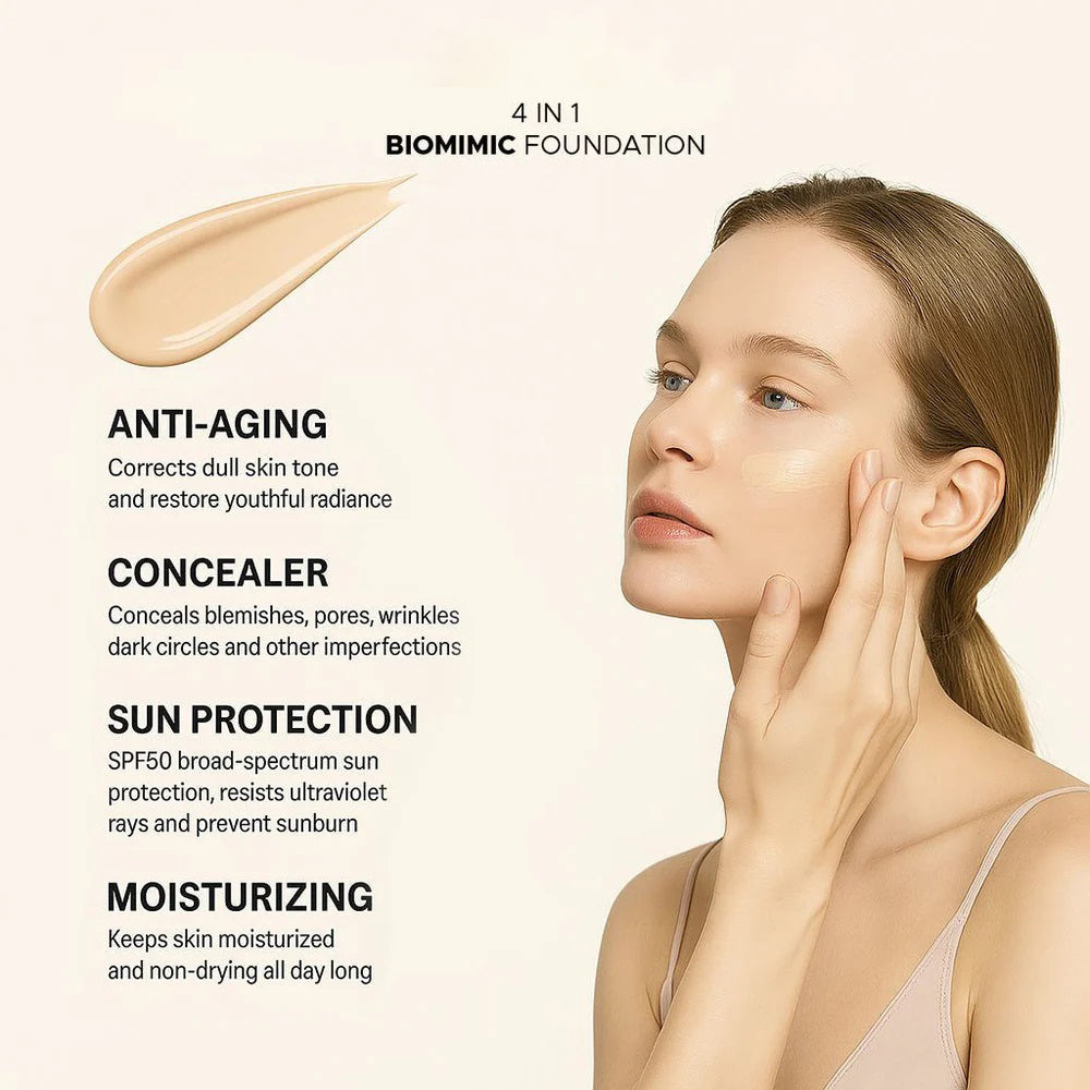 Final 3 Hours: 60% OFF🔥 4 In 1 Color Changing Foundation